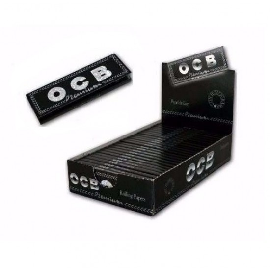 $495 C/U, libritos de Papel OCB Negro Premium 1 ¼, venta x caja de 25 libritos $495 C/U, libritos de Papel OCB Negro Premium 1 ¼, venta x caja de 25 libritos
