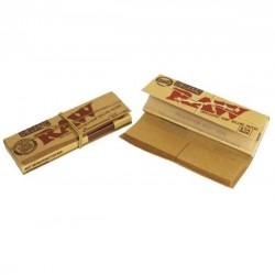$833 C/U librito de 50 Papelillos RAW, Connoisseur 1 1/4 + 50 TIPS, venta x caja 24 libritos