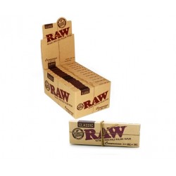 $833 C/U librito de 50 Papelillos RAW, Connoisseur 1 1/4 + 50 TIPS, venta x caja 24 libritos