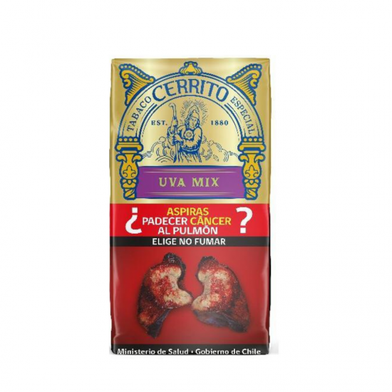 $5.690 c/u, Tabaco Cerrito UVA MIX, venta por pack de 5 unidades