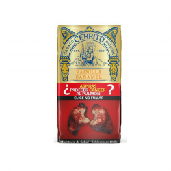 $5.690 c/u, Tabaco Cerrito Vainilla Caramel, venta por pack de 5 unidades