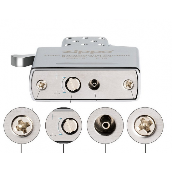 Zippo, Inserto Double Torch, Gas Butano, 65827 Zippo, Inserto Double Torch, Gas Butano, 65827