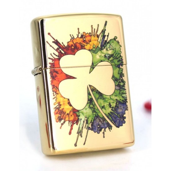 Zippo, Graffiti Clover, 49125