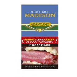 $5.650 c/u, Tabaco Madison Arandano, venta por pack de 5 unidades