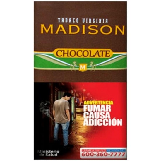 $5.650 c/u, Tabaco Madison Chocolate, venta por pack de 5 unidades