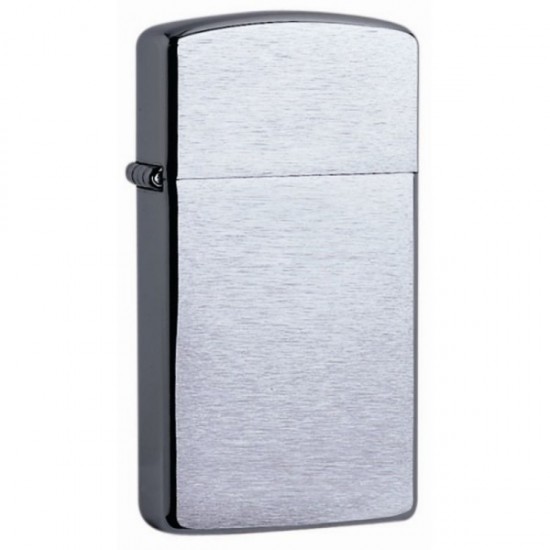 Zippo, Slim Br Finish Chrm, 1600 Zippo, Slim Br Finish Chrm, 1600
