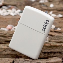 Zippo, White Logo, 214zl